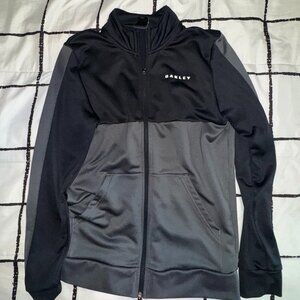 Oakley Men's Size S Full Zip Black and Grey